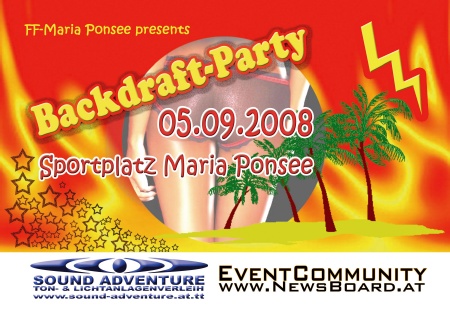 Backdraft- Party am 05.09.2008