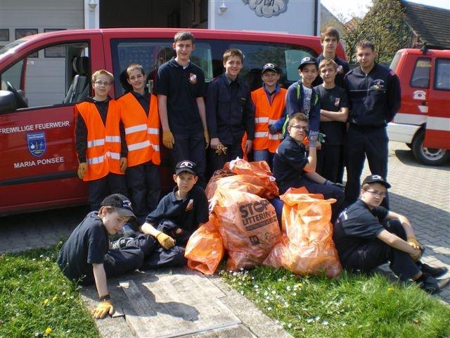 Frühjahrsputz der Feuerwehrjugend