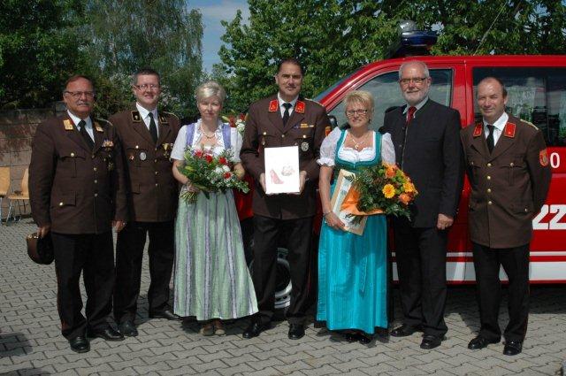 Florianifeier mit Fahrzeugsegnung