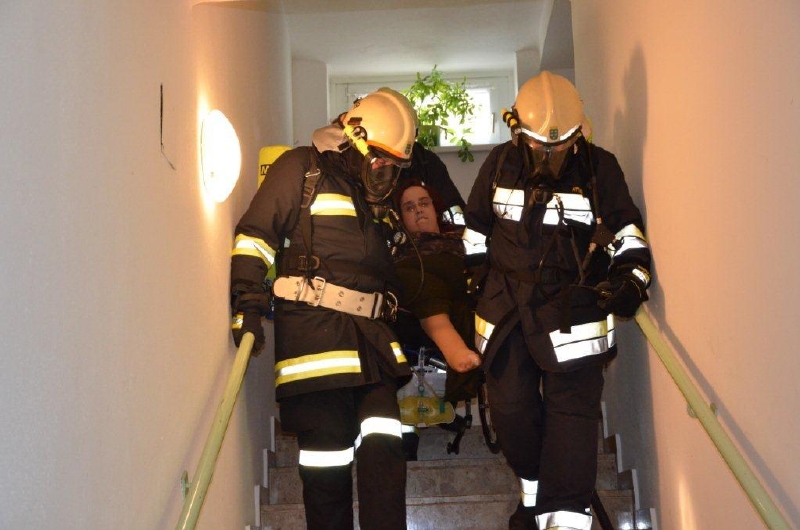 Inspektionsübung im Behindertenheim