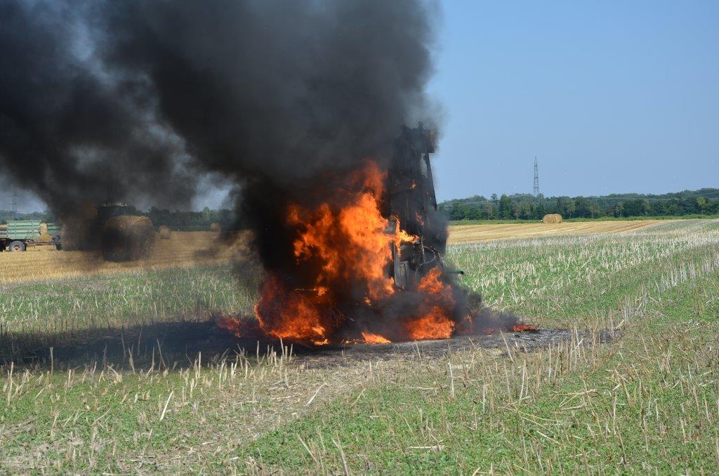 Brand einer Hochdruckpresse