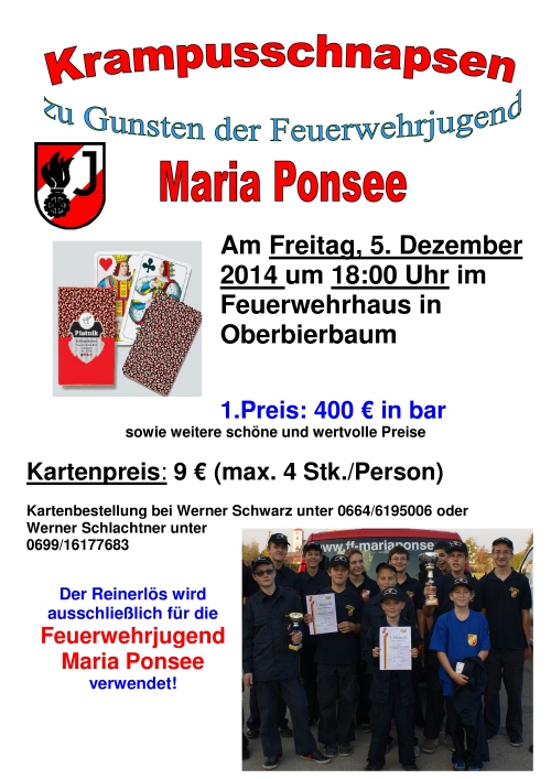 Einladung zum Krampusschnapsen
