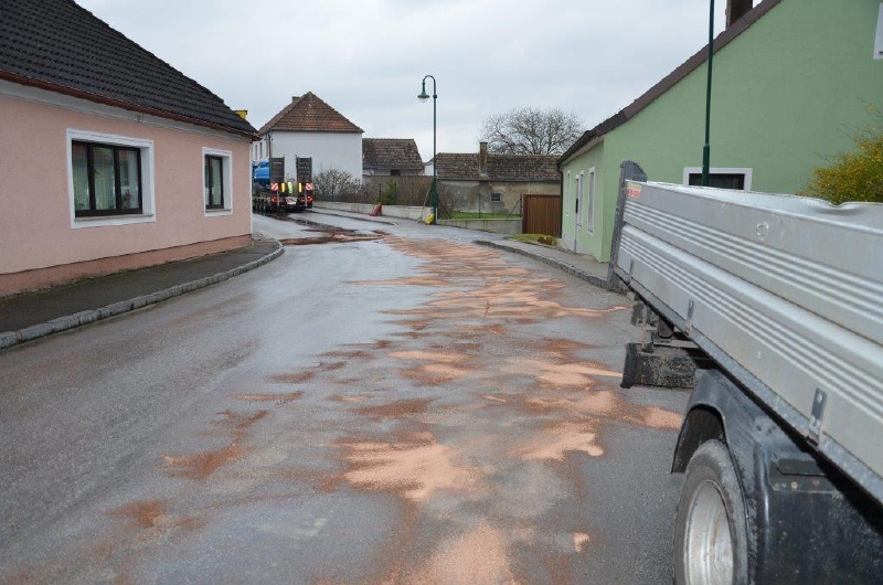 Einsatz wegen Dieselölaustritt