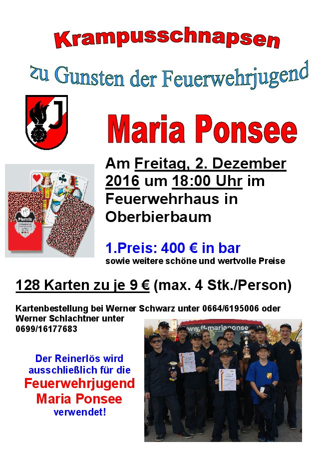 Einladung zum Krampusschnapsen