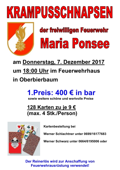 Einladung zum Krampusschnapsen