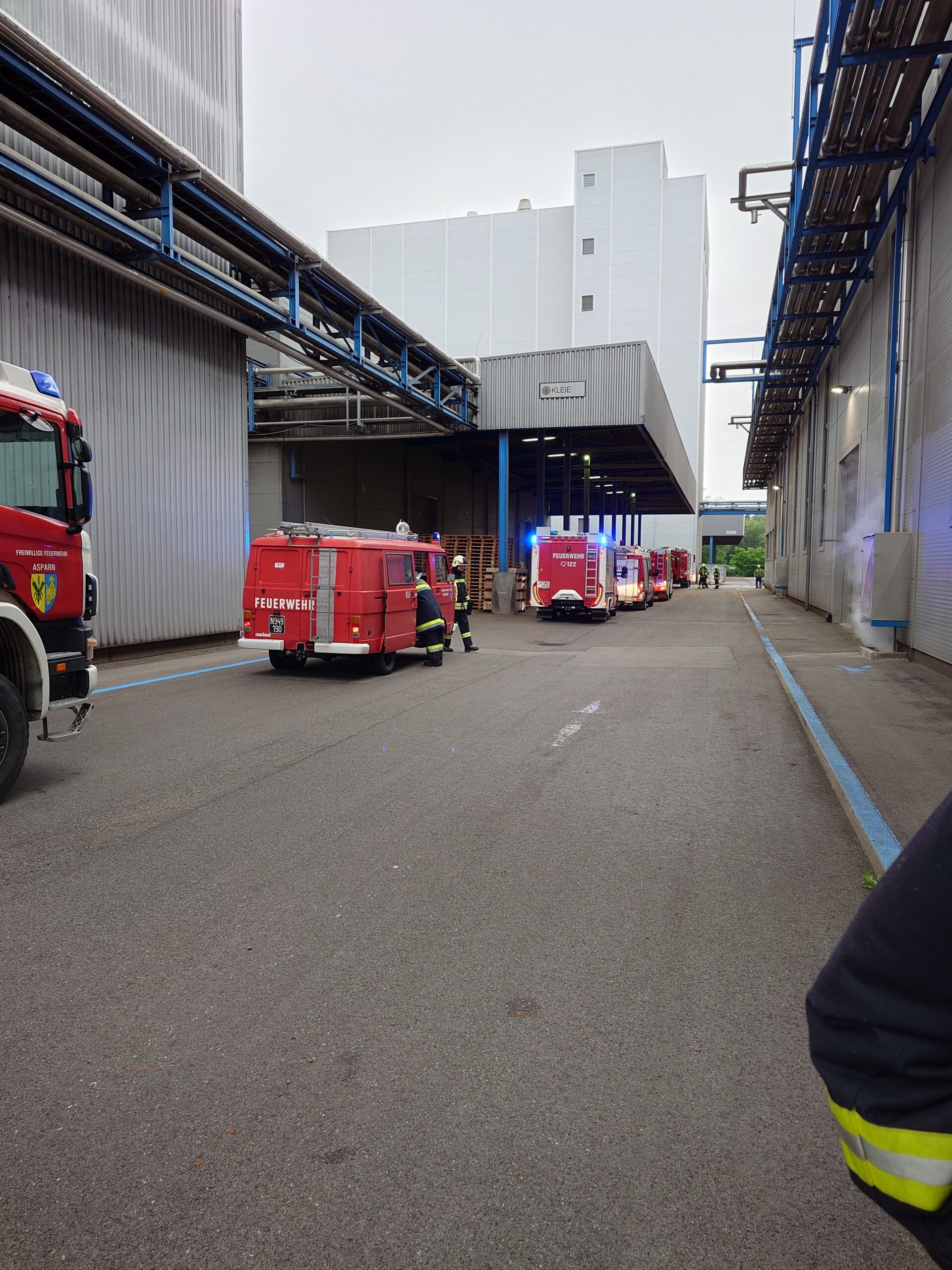 Brandeinsatz Industriepark Pischelsdorf 12.06.2024