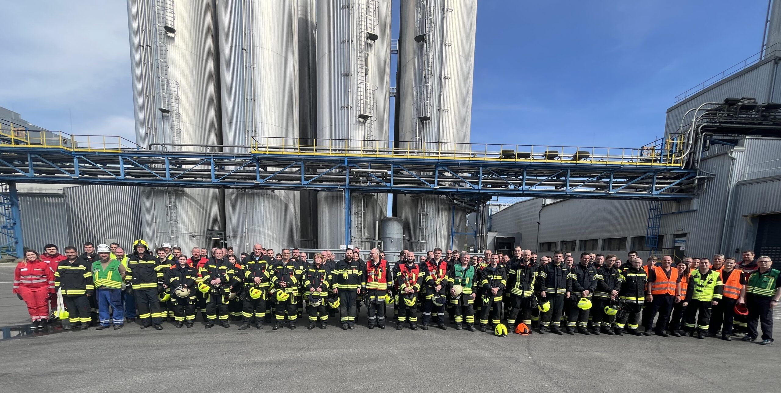 Inspektionsübung im Industriepark Pischelsdorf
