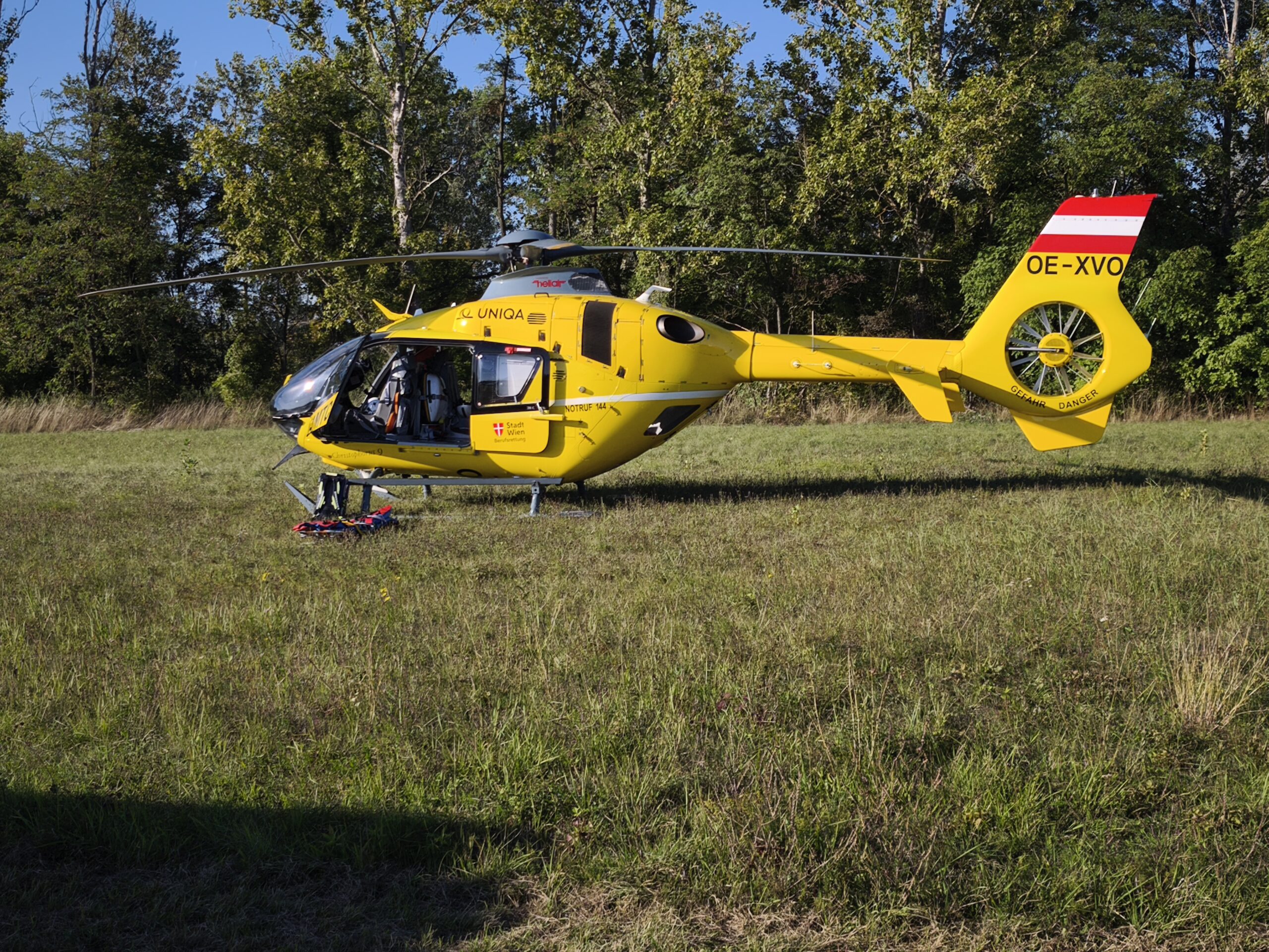 Hilfeleistung nach Fahrradsturz Donauradweg Altenwörth